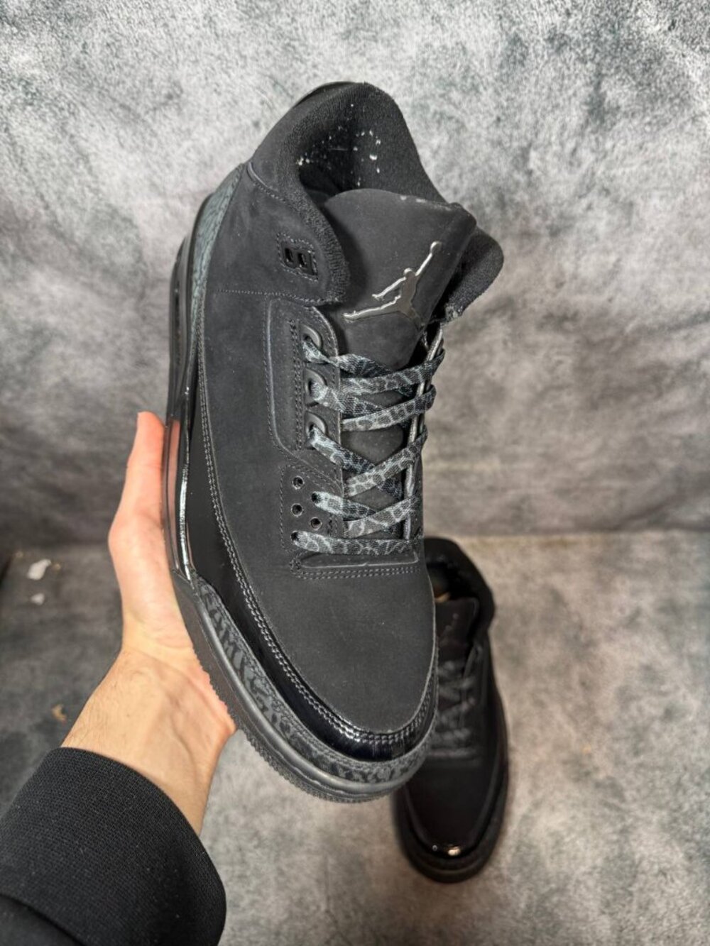Size 12 | Jordan 3 Black CatNo Box | Pre-Owned